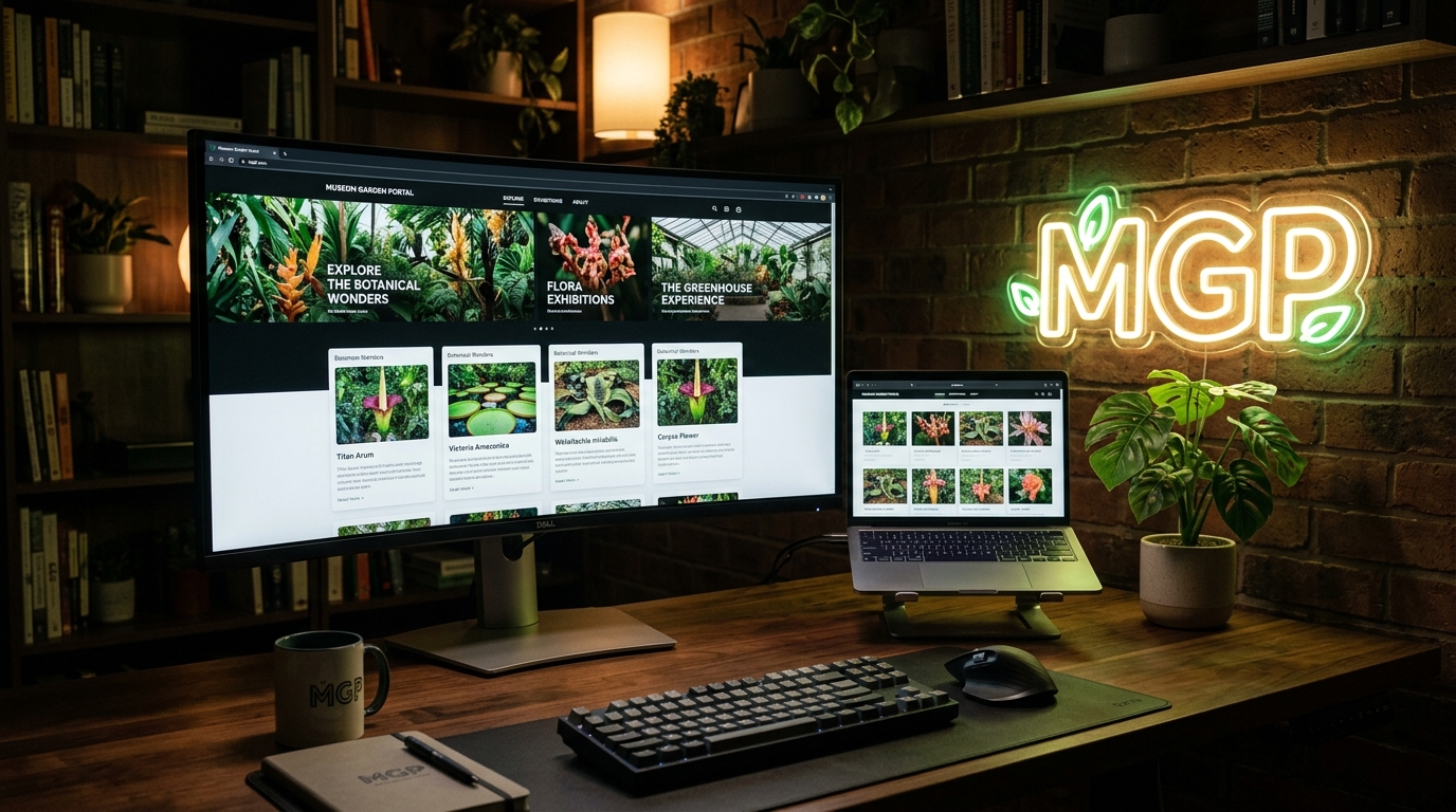 Museum Garden Full-Stack Django Exhibition App